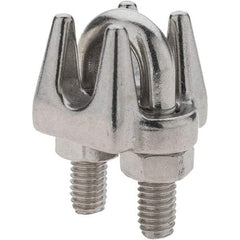 Value Collection - 1/4" Wire Rope Clips - Stainless Steel - Caliber Tooling