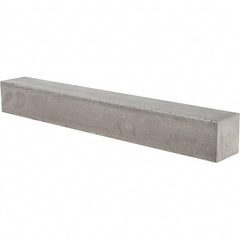 Value Collection - 12" Long x 1-1/2" High x 1-1/2" Wide, Plain Steel Oversized Key Stock - Cold Drawn Steel - Caliber Tooling