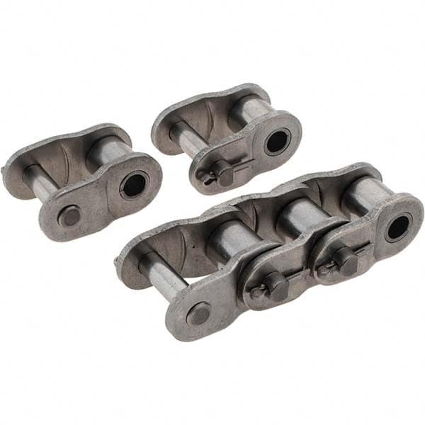 Value Collection - ANSI 60, Roller Chain Offset Link - For Use with Stainless Steel Single Strand Chain - Caliber Tooling