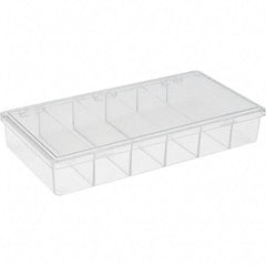 Value Collection - 8-1/4" Wide x 1-3/8" High x 4-1/4" Deep, Small Parts Storage Box - Plastic Frame - Caliber Tooling