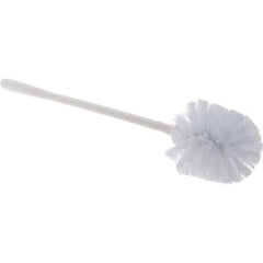 Value Collection - Toilet Bowl Brush - Synthetic, Plastic Handle, White - Caliber Tooling