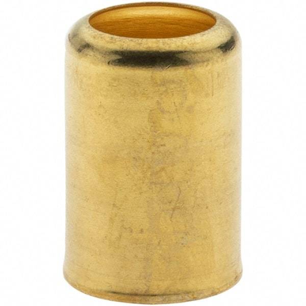 Value Collection - 0.6" ID Hose Ferrule - Brass, 0.968" Long - Caliber Tooling