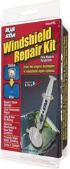 Value Collection - Automotive Repair & Service Kits Type: Windshield Repair Kit Contents: 1 Syringe, Repair Compound, Adhesive Disk and Pedestal for One Repair - Caliber Tooling