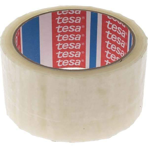 Value Collection - 2" x 55 Yd Clear Sealing Tape - Polypropylene Film Backing, 2 mil Thick - Caliber Tooling