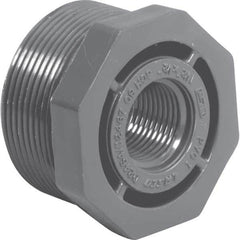 Value Collection - 2 x 1-1/2" PVC Plastic Pipe Bushing - MIPT x FIPT End Connections - Caliber Tooling