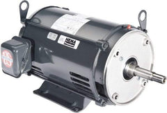 US Motors - 1 hp, ODP Enclosure, No Thermal Protection, 1,740 RPM, 208-230/460 Volt, 60 Hz, Three Phase Energy Efficient Motor - Size 143 Frame, Rigid Mount, 1 Speed, Ball Bearings, 3.1-3/1.5 Full Load Amps, F Class Insulation, CCW Lead End - Caliber Tooling