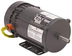 US Motors - 3/4 hp, Auto Thermal Protection, 3,450 RPM, 115/208-230 Volt, Single Phase Motor - Size 56C Frame, C-Face with Base & C-Face without Base Mount, Ball Bearings, 9.8/4.9-4.9 Full Load Amps, B Class Insulation - Caliber Tooling