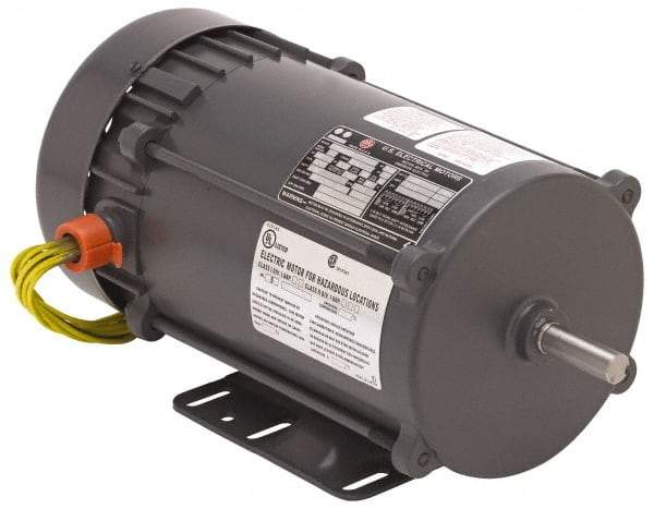 US Motors - 1/4 hp, Auto Thermal Protection, 1,725 RPM, 115/208-230 Volt, Single Phase Motor - Size 56 Frame, C-Face with Base & C-Face without Base Mount, Ball Bearings, 4.6/2.3-2.3 Full Load Amps, B Class Insulation - Caliber Tooling