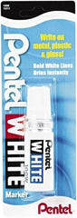 Pentel - White Permanent Marker - Broad Tip, AP Nontoxic Ink - Caliber Tooling