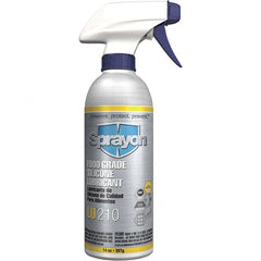 Sprayon - 12 oz Bottle Spray Lubricant - Clear, -40°F to 450°F, Food Grade - Caliber Tooling