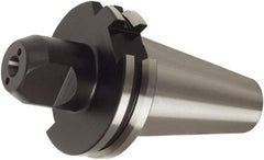 Guhring - SK40 Outside Taper, 6mm Hole Diam, SK to Weldon Adapter - 50mm Projection - Exact Industrial Supply