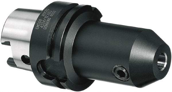 Guhring - HSK80A Outside Taper, 10mm Hole Diam, HSK to WN Adapter - Exact Industrial Supply