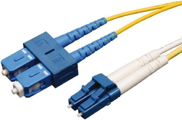 Tripp-Lite - 6' Long, LC/SC Head, Singlemode Fiber Optic Cable - Aqua, Use with LAN - Caliber Tooling