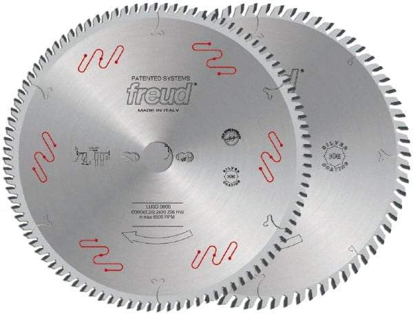 Freud - 220mm Diam, 30mm Arbor Hole Diam, 64 Tooth Wet & Dry Cut Saw Blade - Carbide-Tipped, Standard Round Arbor - Caliber Tooling