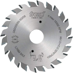 Freud - 120mm Diam, 22mm Arbor Hole Diam, Wet & Dry Cut Saw Blade - Carbide-Tipped, Standard Round Arbor - Caliber Tooling