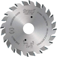 Freud - 120mm Diam, 20mm Arbor Hole Diam, Wet & Dry Cut Saw Blade - Carbide-Tipped, Standard Round Arbor - Caliber Tooling