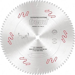 Freud - 305mm Diam, 3-1/8" Arbor Hole Diam, 36 Tooth Wet & Dry Cut Saw Blade - Carbide-Tipped, Standard Round Arbor - Caliber Tooling