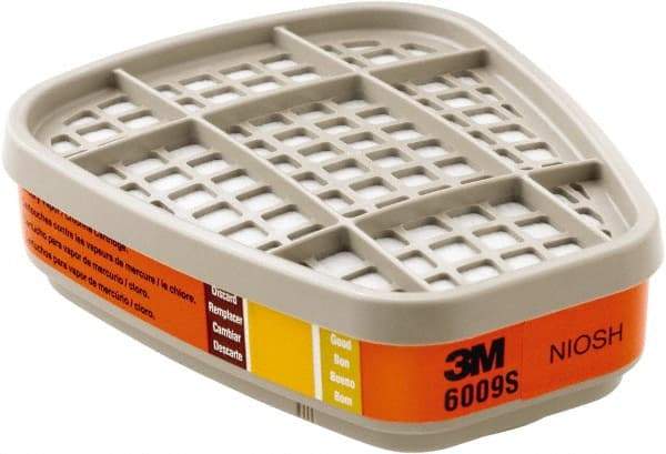 3M - Orange Cartridge - Series 6000, 7000, FF-400, Protects Against Mercury Vapor, Sulfur Dioxide - Caliber Tooling