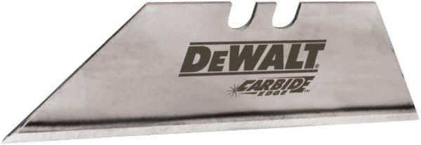 DeWALT - 5 Piece Steel Utility Knife Blade - 2-1/2" OAL - Caliber Tooling