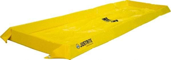 Justrite - 40 Gal Low Wall Berm - 4" High x 2' Wide x 8" Long - Caliber Tooling