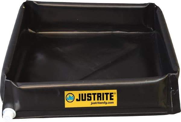 Justrite - 30 Gal Low Wall Berm - 3' Wide x 3" Long - Caliber Tooling