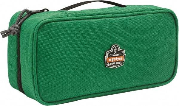 Ergodyne - 1 Pocket Green Polyester Tool Bag - 10" Wide x 4-1/2" Deep x 3" High - Caliber Tooling