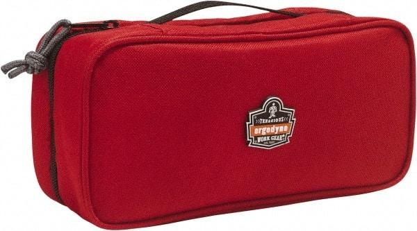 Ergodyne - 1 Pocket Red Polyester Tool Bag - 10" Wide x 4-1/2" Deep x 3" High - Caliber Tooling