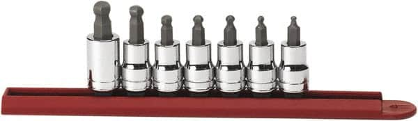 GearWrench - 7 Piece 3/8" Drive Inch Hex Bit Socket Set - 1/8 to 3/8" Hex - Caliber Tooling