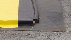 Justrite - 10' Long x 6' Wide, Spill Containment Berm Track Mat - Compatible with Berm - Caliber Tooling