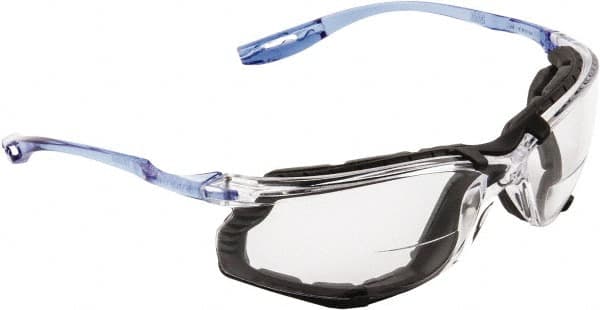 3M - +1.5, Clear Lenses, Anti-Fog, Framed Magnifying Safety Glasses - UV Protection, Clear Polycarbonate Frame, ANSI Z87.1-2010 - Caliber Tooling