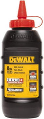 DeWALT - 8 oz Container Chalk Refill - Permanent Red - Caliber Tooling