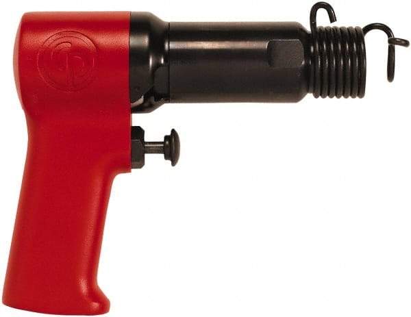 Chicago Pneumatic - 3,500 BPM, 2.28 Inch Long Stroke, Pneumatic Scaling Hammer - 14 CFM Air Consumption, 1/4 NPT Inlet - Caliber Tooling