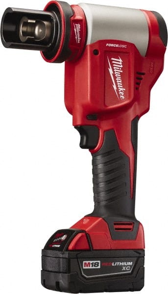 Milwaukee Tool - 20 Piece, 1-1/2 to 2" Punch Hole Diam, Power Knockout Set - Caliber Tooling