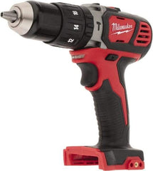 Milwaukee Tool - 18 Volt 1/2" Keyless Chuck Cordless Hammer Drill - 0 to 28,800 BPM, 0 to 1,800 RPM, Reversible - Caliber Tooling