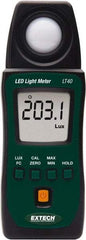 Extech - AAA Batteries, 40,000 FC, LCD Display, Color Corrected Photodiode, Light Meter - 3 Accuracy, Compatible with LED Lighting - Caliber Tooling