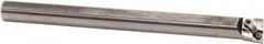 Sumitomo - 1.47" Min Bore Diam, 12" OAL, 1-1/4" Shank Diam, A-MCLN Indexable Boring Bar - CNMG 432 Insert, Pin & Clamp Holding Method - Caliber Tooling