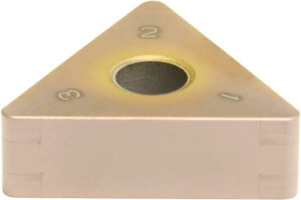 Sumitomo - 6NC-TNGA331 Grade BNC100 PCBN Turning Insert - TiCN Finish, 60° Triangle, 3/8" Inscr Circle, 3/16" Thick, 1/64" Corner Radius - Caliber Tooling