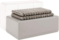 C.H. Hanson - 27 Piece, 3/16" Character Steel Stamp Set - Letters, Standard - Caliber Tooling