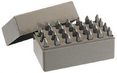 C.H. Hanson - 27 Piece, 1/16" Character Steel Stamp Set - Letters, Heavy Duty - Caliber Tooling