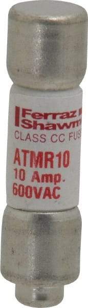 Ferraz Shawmut - 600 VAC/VDC, 10 Amp, Fast-Acting General Purpose Fuse - Clip Mount, 1-1/2" OAL, 100 at DC, 200 at AC kA Rating, 13/32" Diam - Caliber Tooling