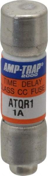 Ferraz Shawmut - 300 VDC, 600 VAC, 1 Amp, Time Delay General Purpose Fuse - Clip Mount, 1-1/2" OAL, 100 at DC, 200 at AC kA Rating, 13/32" Diam - Caliber Tooling