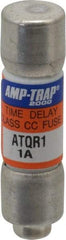 Ferraz Shawmut - 300 VDC, 600 VAC, 1 Amp, Time Delay General Purpose Fuse - Clip Mount, 1-1/2" OAL, 100 at DC, 200 at AC kA Rating, 13/32" Diam - Caliber Tooling