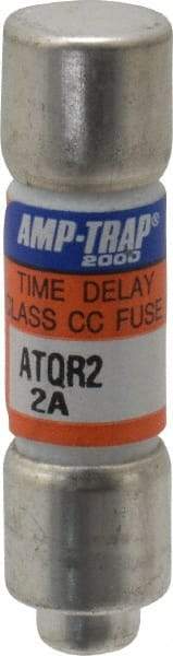 Ferraz Shawmut - 300 VDC, 600 VAC, 2 Amp, Time Delay General Purpose Fuse - Clip Mount, 1-1/2" OAL, 100 at DC, 200 at AC kA Rating, 13/32" Diam - Caliber Tooling