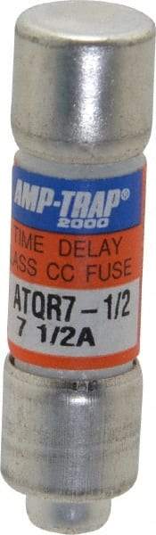 Ferraz Shawmut - 300 VDC, 600 VAC, 7.5 Amp, Time Delay General Purpose Fuse - Clip Mount, 1-1/2" OAL, 100 at DC, 200 at AC kA Rating, 13/32" Diam - Caliber Tooling