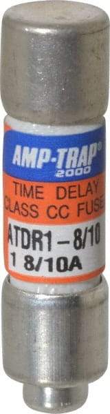 Ferraz Shawmut - 300 VDC, 600 VAC, 1.8 Amp, Time Delay General Purpose Fuse - Clip Mount, 1-1/2" OAL, 100 at DC, 200 at AC kA Rating, 13/32" Diam - Caliber Tooling