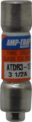 Ferraz Shawmut - 300 VDC, 600 VAC, 3.5 Amp, Time Delay General Purpose Fuse - Clip Mount, 1-1/2" OAL, 100 at DC, 200 at AC kA Rating, 13/32" Diam - Caliber Tooling