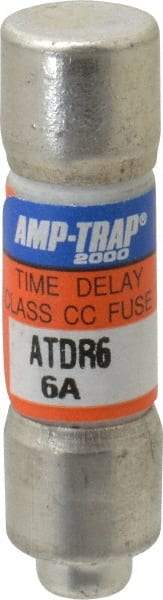 Ferraz Shawmut - 300 VDC, 600 VAC, 6 Amp, Time Delay General Purpose Fuse - Clip Mount, 1-1/2" OAL, 100 at DC, 200 at AC kA Rating, 13/32" Diam - Caliber Tooling