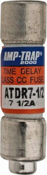 Ferraz Shawmut - 300 VDC, 600 VAC, 7.5 Amp, Time Delay General Purpose Fuse - Clip Mount, 1-1/2" OAL, 100 at DC, 200 at AC kA Rating, 13/32" Diam - Caliber Tooling