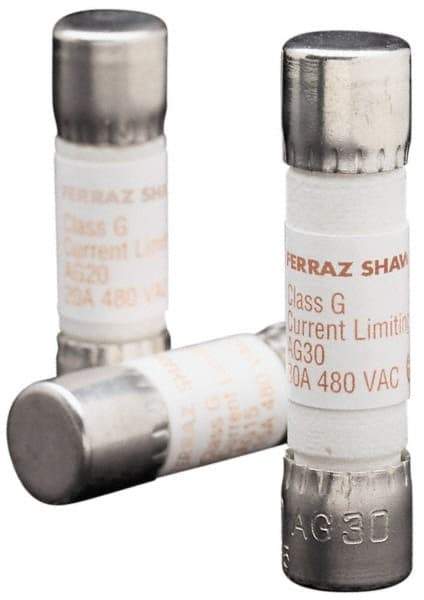 Ferraz Shawmut - 600 VAC, 8 Amp, Time Delay General Purpose Fuse - Clip Mount, 1-5/16" OAL, 100 at AC kA Rating, 13/32" Diam - Caliber Tooling