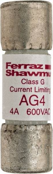 Ferraz Shawmut - 600 VAC, 4 Amp, Time Delay General Purpose Fuse - Clip Mount, 1-5/16" OAL, 100 at AC kA Rating, 13/32" Diam - Caliber Tooling